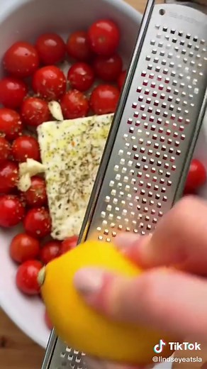 Baked Feta Pasta with Confit Tomatoes Recipe