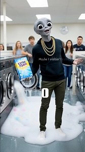 Orbi Adds Too Much Soap… Laundromat Disaster 😂🫧👽