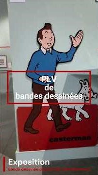 PLV de bandes dessinées #9eart #bandedessinée #exposition original #marketing #tintin #asterix #deco