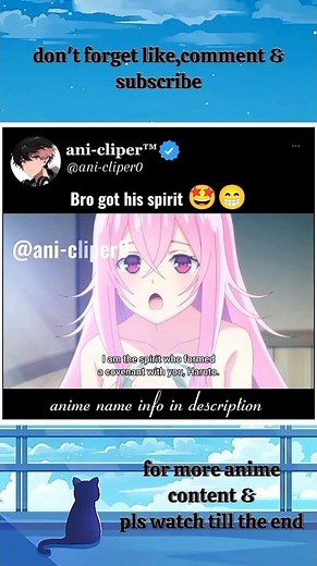 bro got his spirit 😁||Seirei Gensouki: Spirit Chronicles //season 1 ep 10#shortanime#anicliper