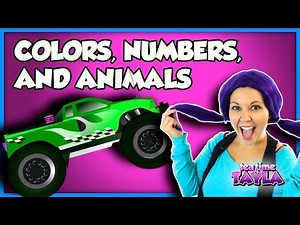 Learn Colors with Monster Trucks and Brain Candy TV | Learn Animals on Tea Time with Tayla