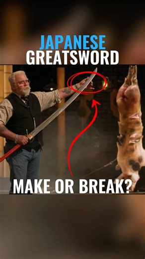 Japanese Greatsword – Forged in Fire (Season 8) #shorts