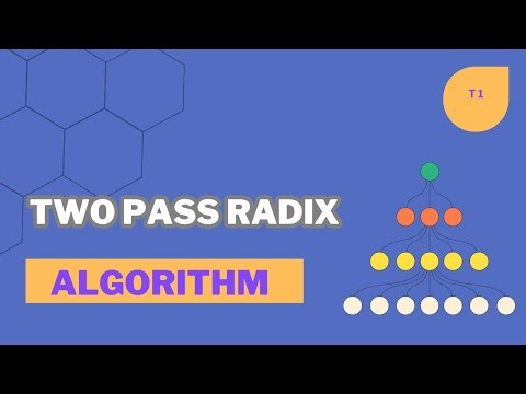 Two Pass Radix Algorithm _
