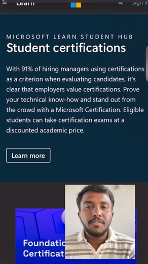 Shetty Academy on Instagram: "Link : https://learn.microsoft.com/en-us/training/student-hub/certifications 🚀 FREE Microsoft Certifications for Students & Freshers | Skill Up for FREE Career build madbeku but course fees worry aagta idiya? 😟 No worries! 💡 Microsoft FREE certifications idive – students, freshers & job seekers ge perfect 👌 🔥 Microsoft Learn platform nalli ✅ AI courses (Beginner to Advanced) ✅ Cloud Computing (Azure) ✅ Software Testing & QA basics ✅ Data & Cybersecurity fundame