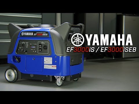 Yamaha EF3000iS and EF3000iSEB Inverter Generators with Carbon Monoxide Detection