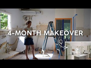 EXTREME KITCHEN MAKEOVER [4 Month Transformation] Designing my dream kitchen from scratch