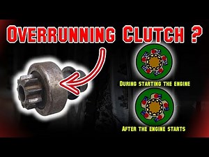Overrunning Clutch Working Principle | Starter Motor Protection (With Animation)