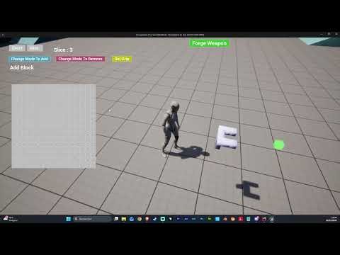 UE5 - Voxel Update 0.2 Forge Weapon W.I.P