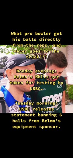 So, is USBC testing the issue? Are storm reps giving top players balls with different specs than production models? Are layers modifying covers to soften them? #usbc #pba #usabowling #bowl