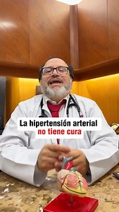 ⚠️ La hipertensión arterial NO tiene cura… Pero sí tiene tratamiento efectivo para mantenerla bajo control 🫀. La clave está en el seguimiento médico y en un estilo de vida saludable. 💬 Déjame en comentarios qué opinas. | Dr. Parga Cardiólogo