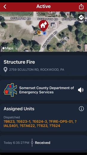 33K views · 123 reactions | Non-dwelling structure fire the result of a brush fire Rockwood | Cambria Scanner Alert | Facebook