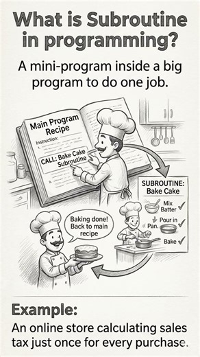 What is subroutine in programming?