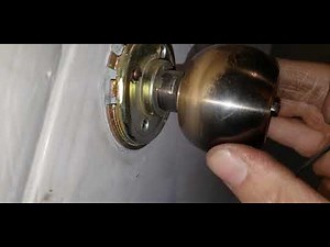 Brings with hidden screws and quick release Entry Door Handle Removal