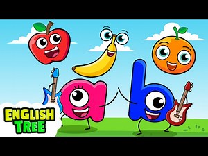 ABC Fruit Phonics Sing Along Song   More Alphabet Songs for Kids | English Tree - Videos For Kids
