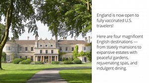 Have you heard? England is now open to fully vaccinated U.S. travelers! If you're seeking a grand yet peaceful escape, we’ve gathered four destinations, from stately mansions to expansive estates. All are uniquely English, steeped in history, and feature immaculately landscaped gardens, rejuvenating spas, and indulgent dining. Remember, when you, your family, or friends work with a Protravel travel advisor, you'll be treated like royalty and gain access to a world of personalized travel experien