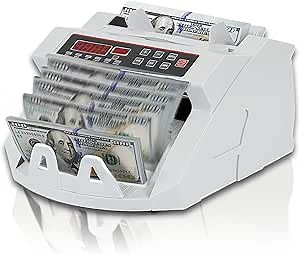 BlissKiss Bill Counter Machine - Multipurpose Cash Counting Machine with High Accuracy