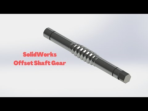 Beginner's Guide to SolidWorks | Offset Shaft Gear | SolidWorks Beginners Guide