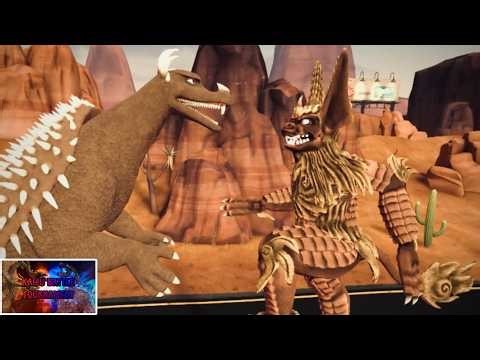 Kaiju Battle Tournament R1 B1 - Anguirus vs King Caesar