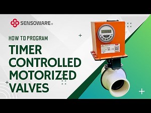 How to Program a Timer Controlled Motorized Ball Valve | Full Setup, Override & Manual Guide