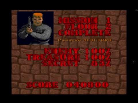 SNES Emulator - Wolfenstein 3D / PC Gameplay