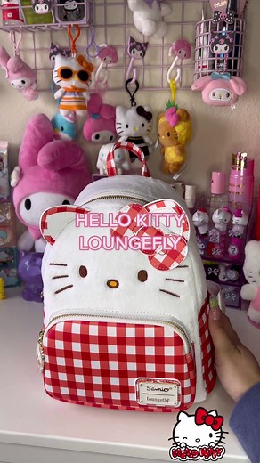 New Hello Kitty Loungefly Mini Backpack Unboxing