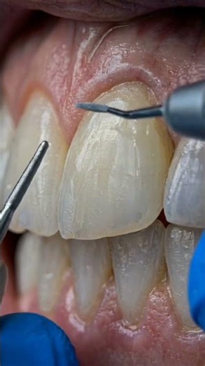 Half Broken Front Tooth Fixed Instantly 😱 Perfect Smile #teethfix #shorts