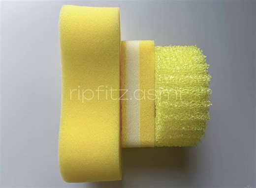 Variety Sponges: Dry Chewing, Soapy & Wet ASMR