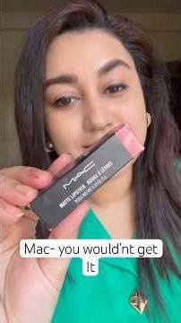 Mac You wouldn’t get it Matte lipstick #lipstick #maclipstick #pink #lipstickshade #swatches #lips