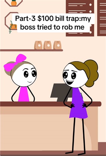 Part-3 $100 bill trap:my boss tried to rob me 😂Audio:@mell 🐝 🐝 #jobs #work #worklife #managersbelike #workhumor
