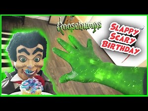 Slappy Scary Birthday party - Slappy the doll from Goosebumps