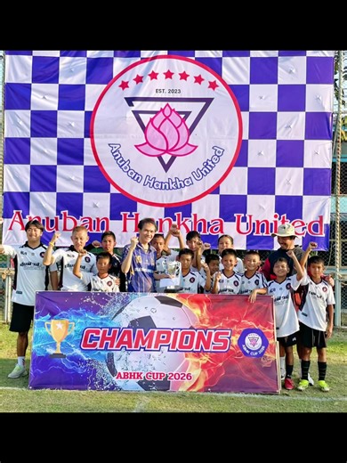 🏆รองแชมป์ รุ่น 12 ปี🥈 NC 8 Academy Uthai Thani. 📍รายการ ABHK CUP อนุบาลหันคา ⚽️ รุ่นอายุ 12 ปี ร่วมส่งกำลังใจให้กับเด็กๆนะคะ🖤❤️ #NC8. #เยาวชนฟุตบอลอุทัยธานี