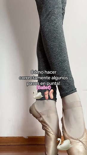 Aprende a hacer correctamente pasos en punta de ballet