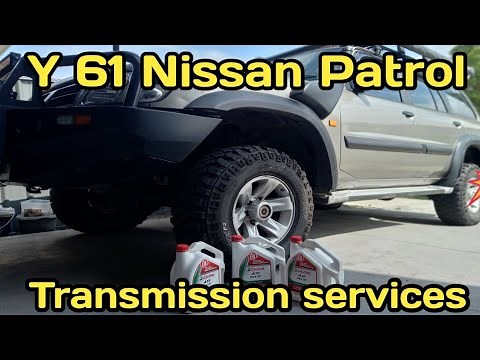 Nissan patrol Y61 transmission fluid change (ZD30 engine)