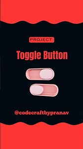This Toggle Button Animation is CRAZY 🔥 #webdesign #coding #shorts