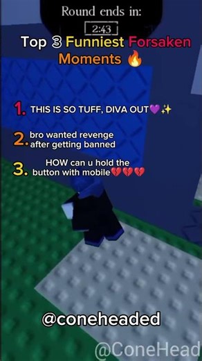 Top 3 Funniest Forsaken Moments🥀🔥