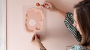 39K views · 85 reactions | It’s Monday Makeover time! Wallpaper can be expensive, but this DIY version using paint and a stencil made with Cricut Maker is waaayyy cheaper, not to mention cooler and so custom. | JOANN Fabric and Craft Stores | Facebook