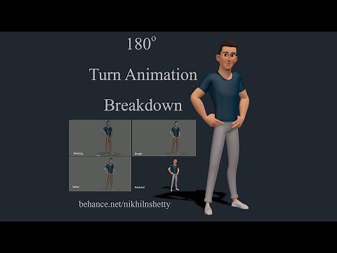 180 Turn Animation Breakdown