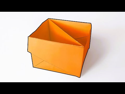 How to make an ORIGAMI BOX (with 1 sheet)