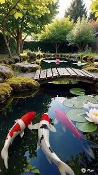 The Beauty of a Serene Lily Pond