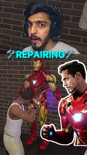 Broken Iron man suit🤖Franklin🔥Game therapist #gta5