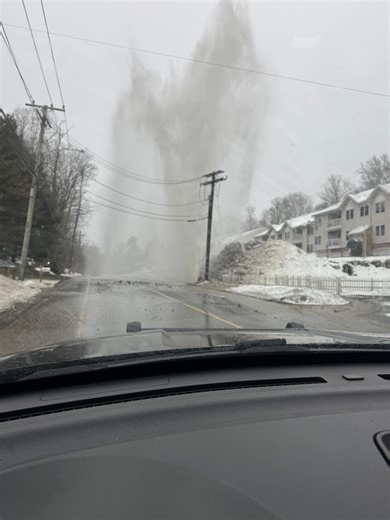 Water main break closes portion of Main Street in Trumbull