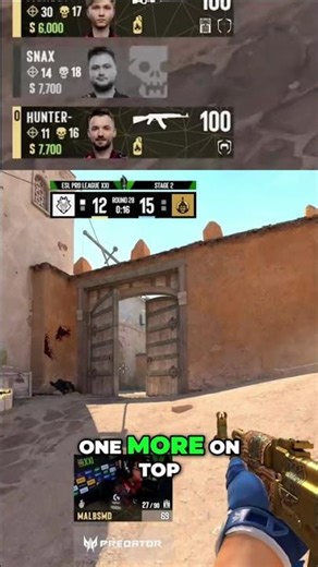 SMPL's AWP SNIPER CLUTCH: CS:GO Epic Moments & Reactions! #shorts