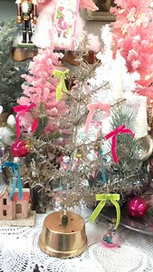 SOLD This a sweet table top musical cellophane tree. It plays Jingle Bells and was made in Japan. This tree is a one of a kind find. Merry Christmas from That Perfect Piece. | That Perfect Piece