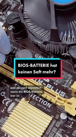 Irgendwann neigt sich jede Batterie dem Ende zu. Wir klären auf, welche Rolle die BIOS-Batterie in einem Computer spielt und was die Auswirkungen sind. #bielefeld #technihelp #techtok #pc #pctips #pcbuilding #fy #fürdich