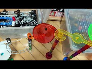 Extreme Marble Genius Rails Marble Run Race!