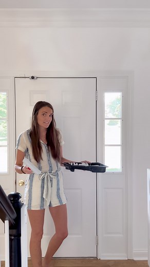 44K views · 603 reactions | Painting doors is just a hobby of mine at this point  STAY TUNED! Blue front door loading  #entryway #DIYhome #coastalhome #diyprojects #fixerupper #transitionaldesign | Liz Pacini | Facebook