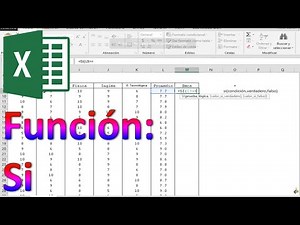 Ejemplo de cómo usar la función SI en Excel (Curso)