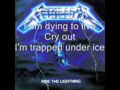 Metallica - Trapped Under Ice (With Lyrics)