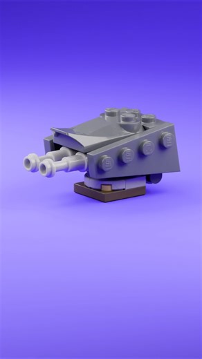 LEGO Autocannon 🔥 Rapid Fire MOC Mini Bricks Build