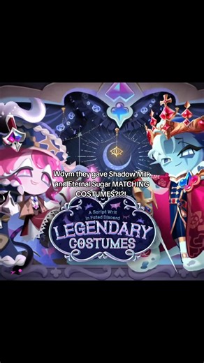 Cookie Run Kingdom's new legendary costumes are peak! 🥹 #crkingdom #crk #cookierunkingdom